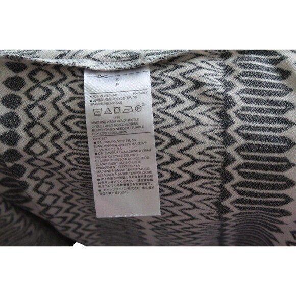 Banana Republic Fit and Flare Black & White Stretch Midi Dress Womans Size S - Picture 6 of 6